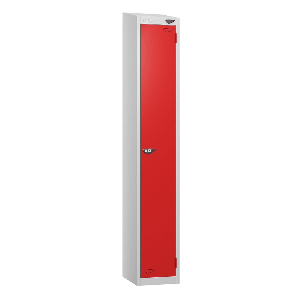 Pure Prime 1 Door Sloping Top Locker H1950/1800xW380xD450mm