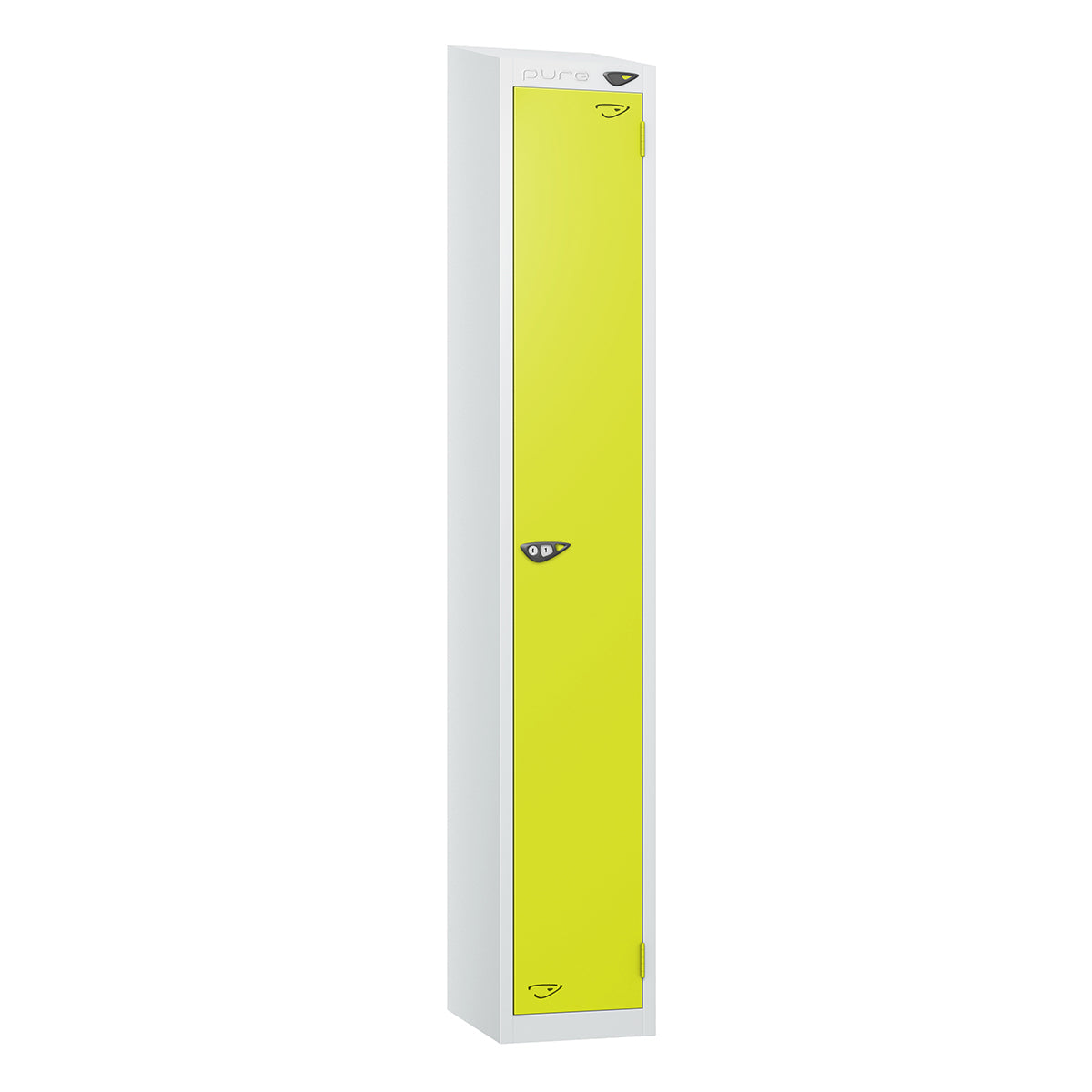 Pure Prime 1 Door Sloping Top Locker H1950/1800xW380xD450mm