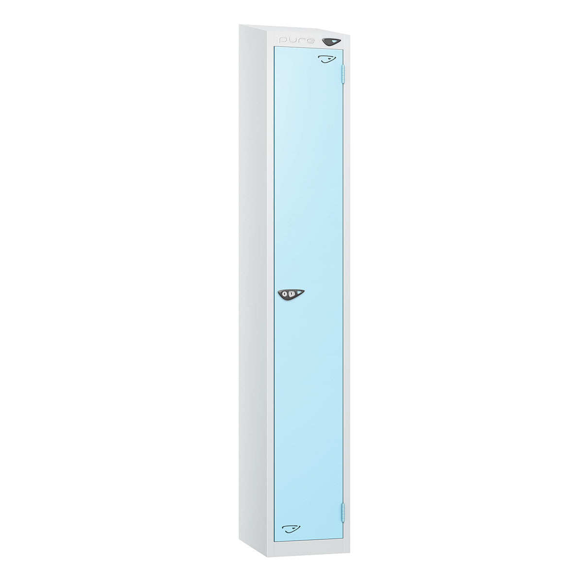 Pure Prime 1 Door Sloping Top Locker H1950/1800xW380xD450mm