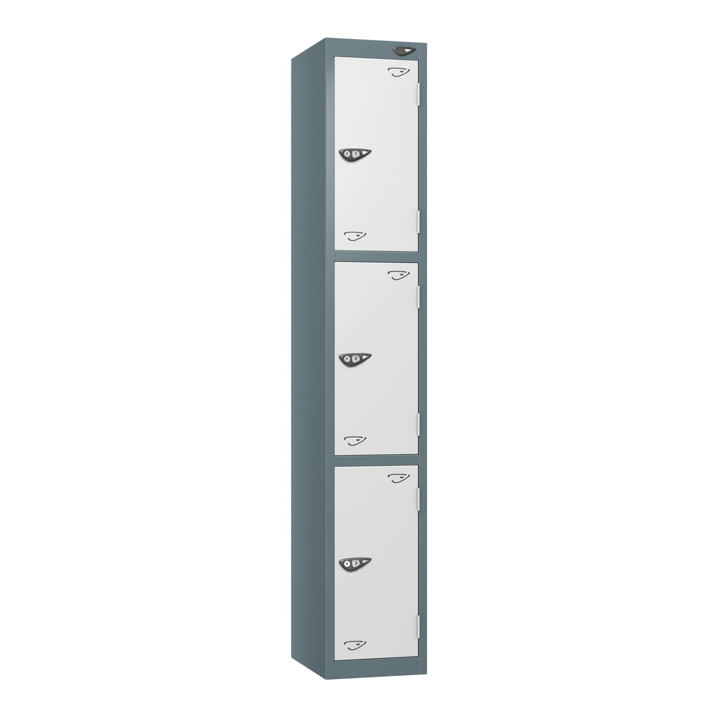 Pure Prime 3 Door Locker H1800xW300xD380mm