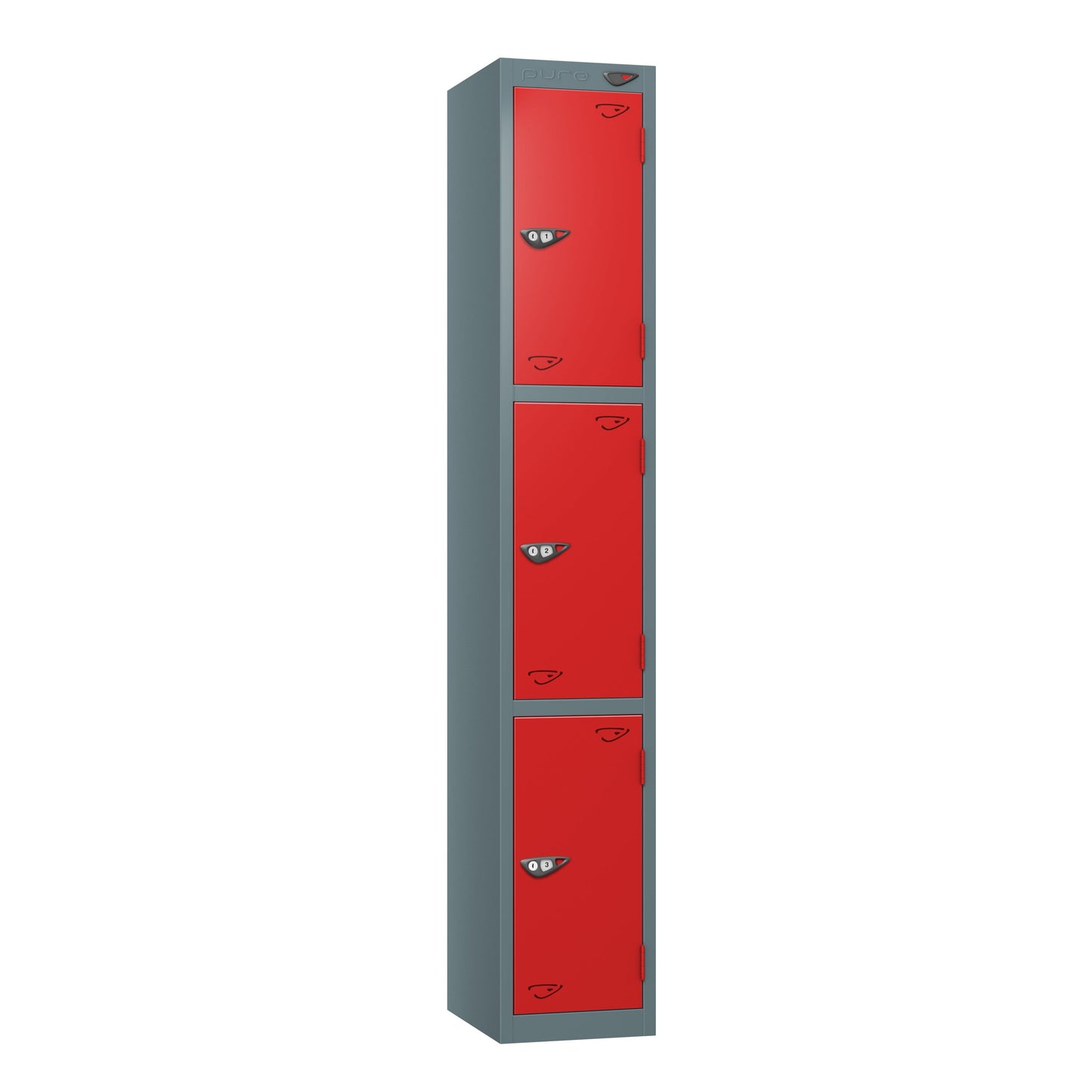 Pure Prime 3 Door Locker H1800xW300xD380mm