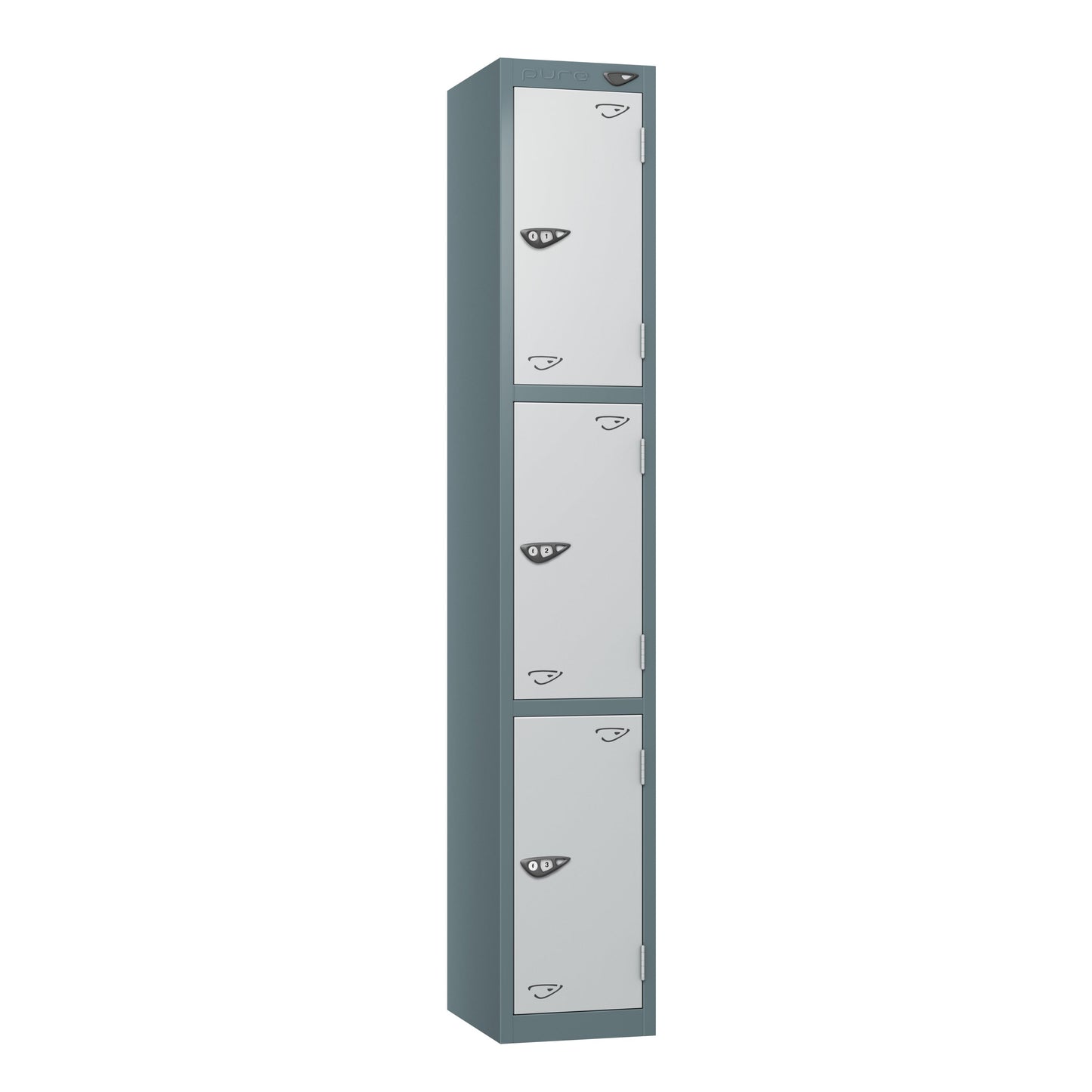 Pure Prime 3 Door Locker H1800xW300xD380mm