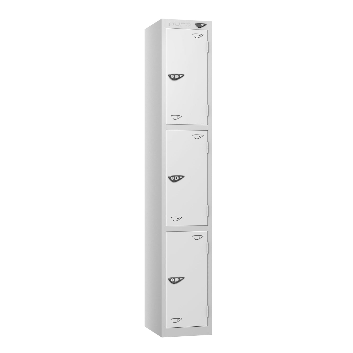 Pure Prime 3 Door Locker H1800xW300xD380mm
