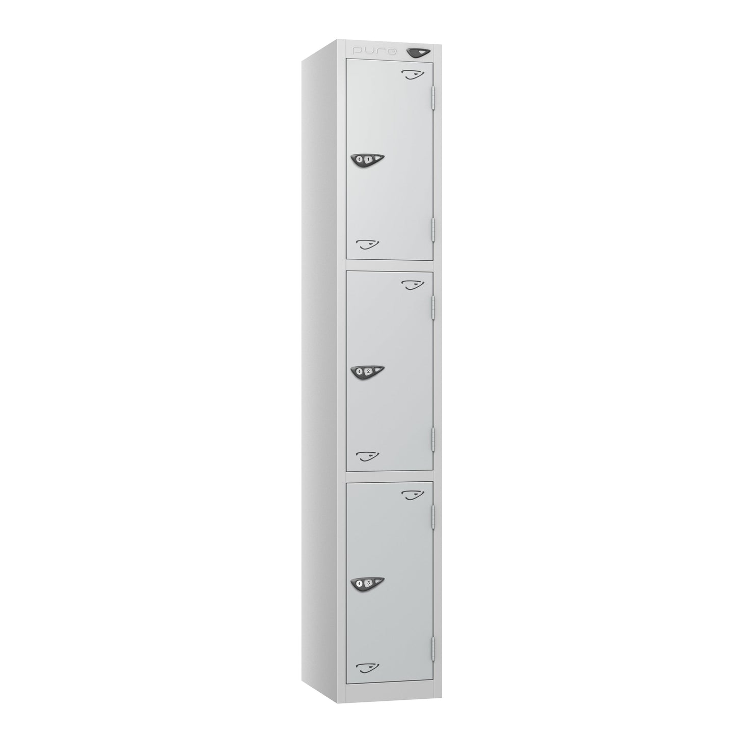 Pure Prime 3 Door Locker H1800xW300xD380mm
