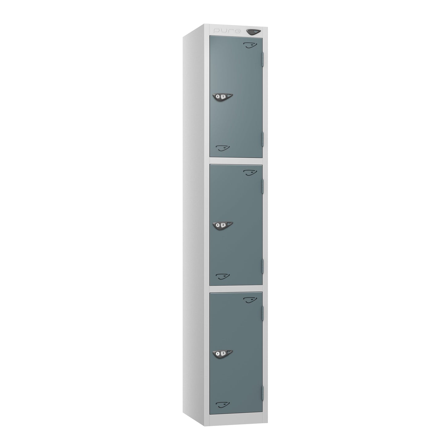 Pure Prime 3 Door Locker H1800xW300xD380mm