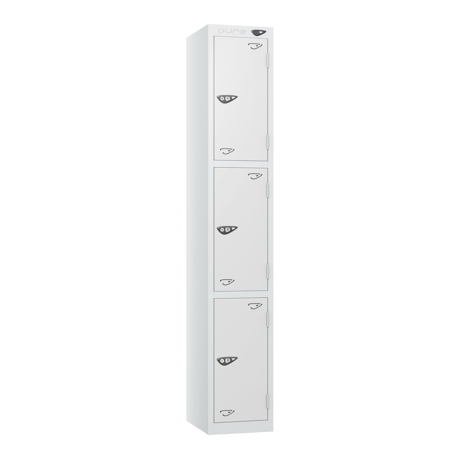 Pure Prime 3 Door Locker H1800xW300xD380mm