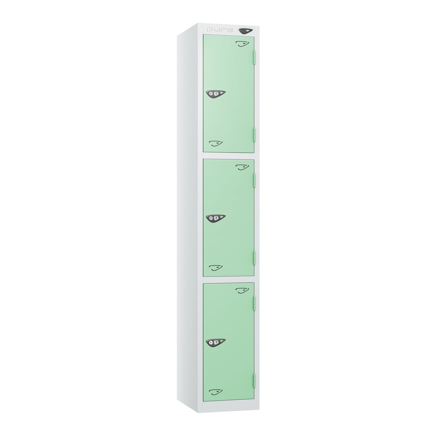 Pure Prime 3 Door Locker H1800xW300xD380mm