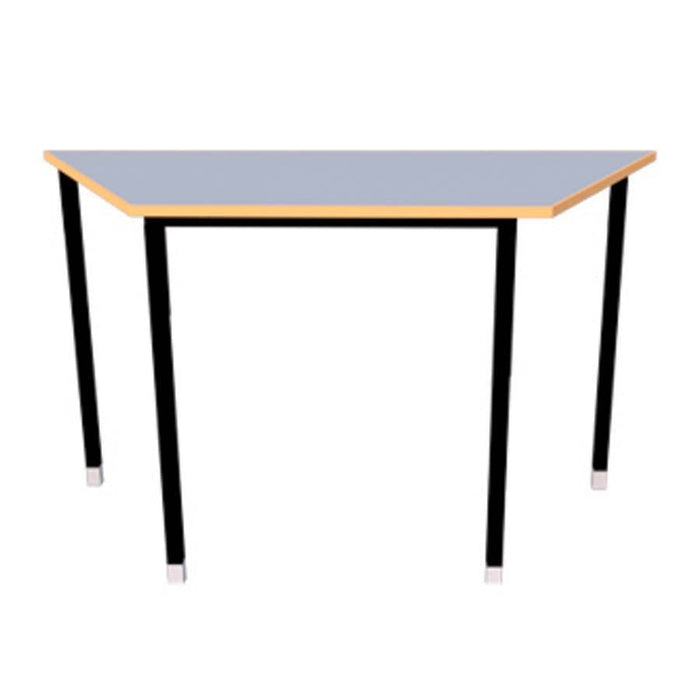 Morleys Trapezoidal Height Adjustable Spray Pu Edge Table W1200 X D600