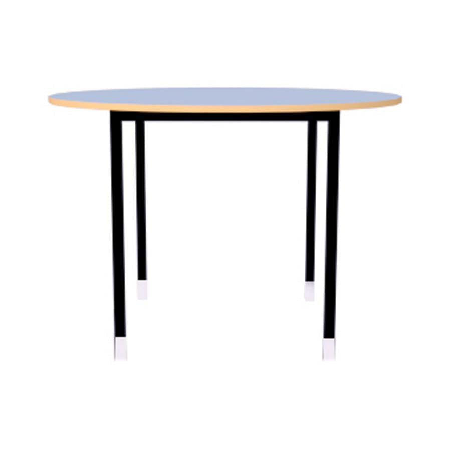 Morleys Fully Welded Height Adjustable Classroom Table dia.1100 Circular MDF Edge