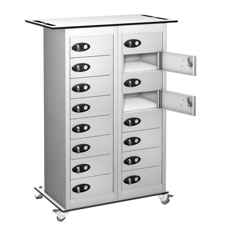 Probe Tabbox Trolley Storage 16 Compartment