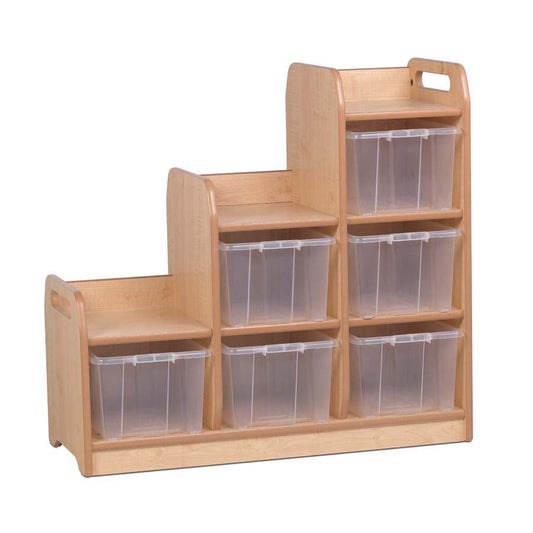 Millhouse Cube Storage Right Hand With 6 Clear Tubs