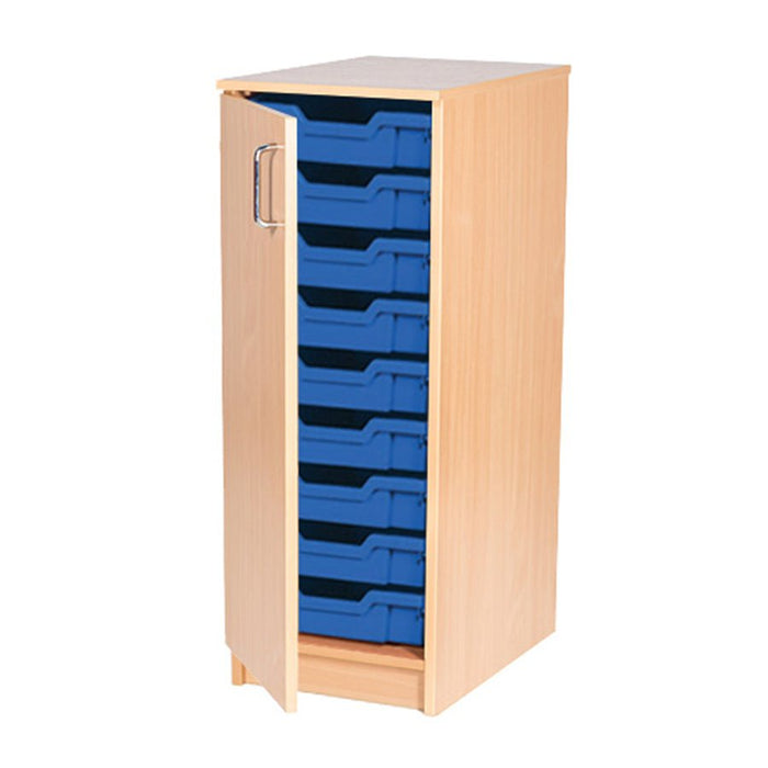 Smart Storage 9 Tray Single Static Unit Lockable Doors