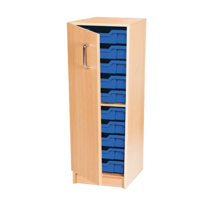 Smart Storage 10 Tray Single Static Unit Lockable Doors
