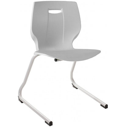 Geo Reverse Cantilever Poly Chair