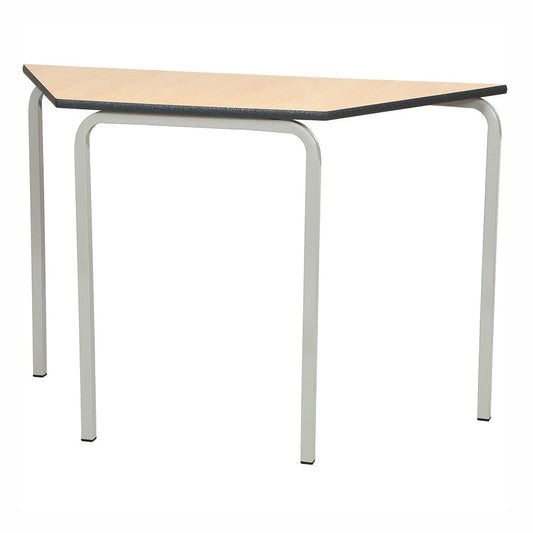 Morleys Crush Bent Classroom Table 1100X550 Trapezoidal Spray PU Edge