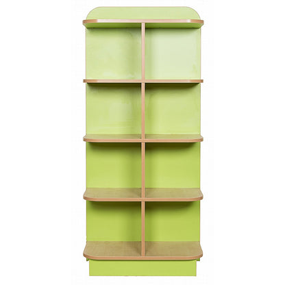 KubbyClass® D-End Cap Library Bookcase (6 Heights)