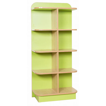 KubbyClass® D-End Cap Library Bookcase (6 Heights)