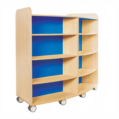 KubbyClass® Grand Curved Library Bookcases (4 Heights)