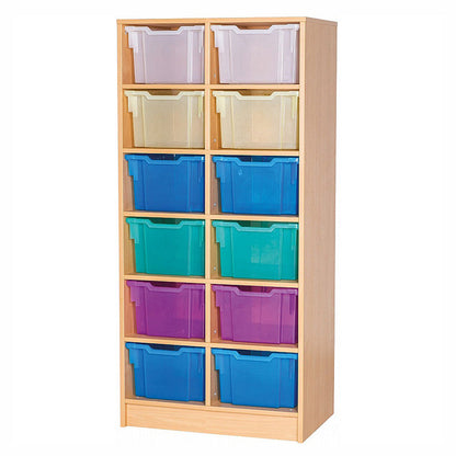 Smart Storage 12 Extra Deep Tray Double Unit