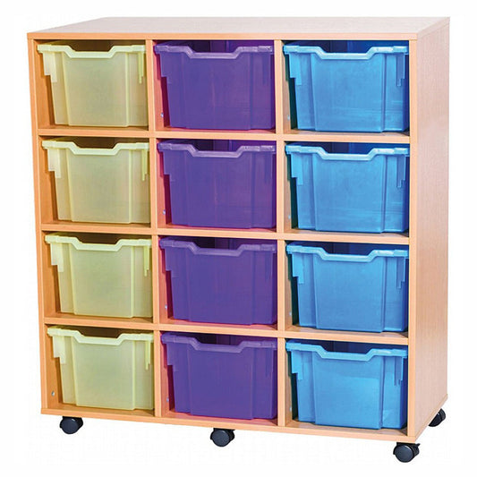 Smart Storage 12 Extra Deep Tray Triple Unit