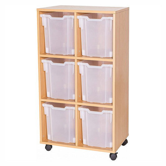 Smart Storage 6 Jumbo Tray Double Unit