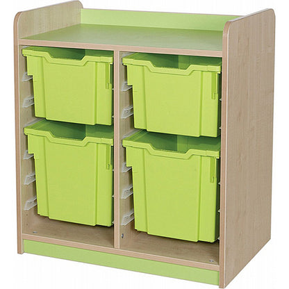 KubbyClass® - 2 Extra Deep & 2 Jumbo Tray Double Unit