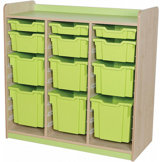 KubbyClass® - 3 Shallow, 3 Deep, 3 Extra Deep & 3 Jumbo Tray Triple Unit