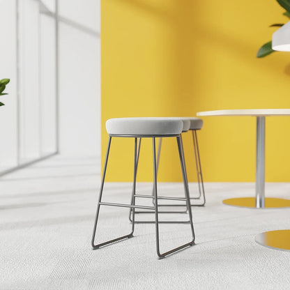 Turin Black Frame Stool