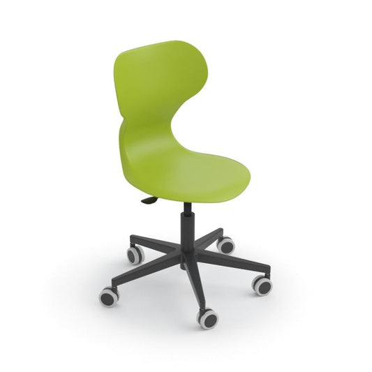 Swivel Polypropylene Chair with Castors Stroke Gas Lift Available from Stock