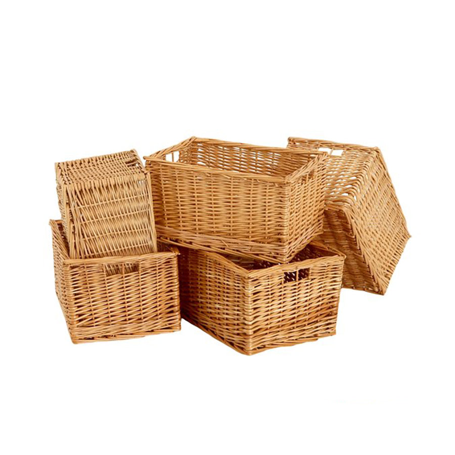 Wicker Basket (Deep Pack Of 6)