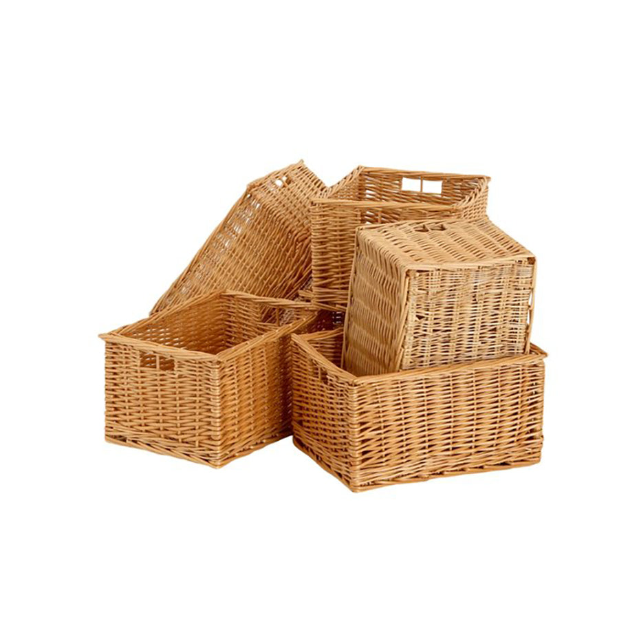 Wicker Basket (Deep Pack Of 6)
