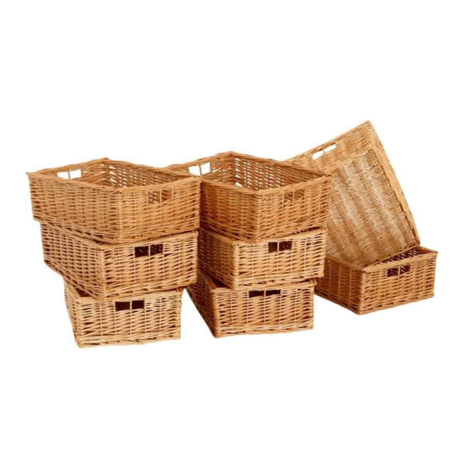Wicker Basket (Shallow Pack Of 9)