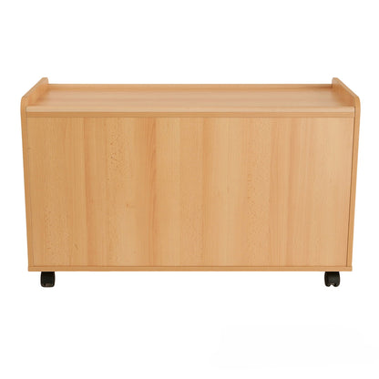 6 Horiz Storage Unit With Clear Trays Static/Mobile