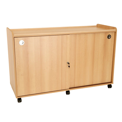 12 Deep Storage Unit With Doors/Willow Baskets