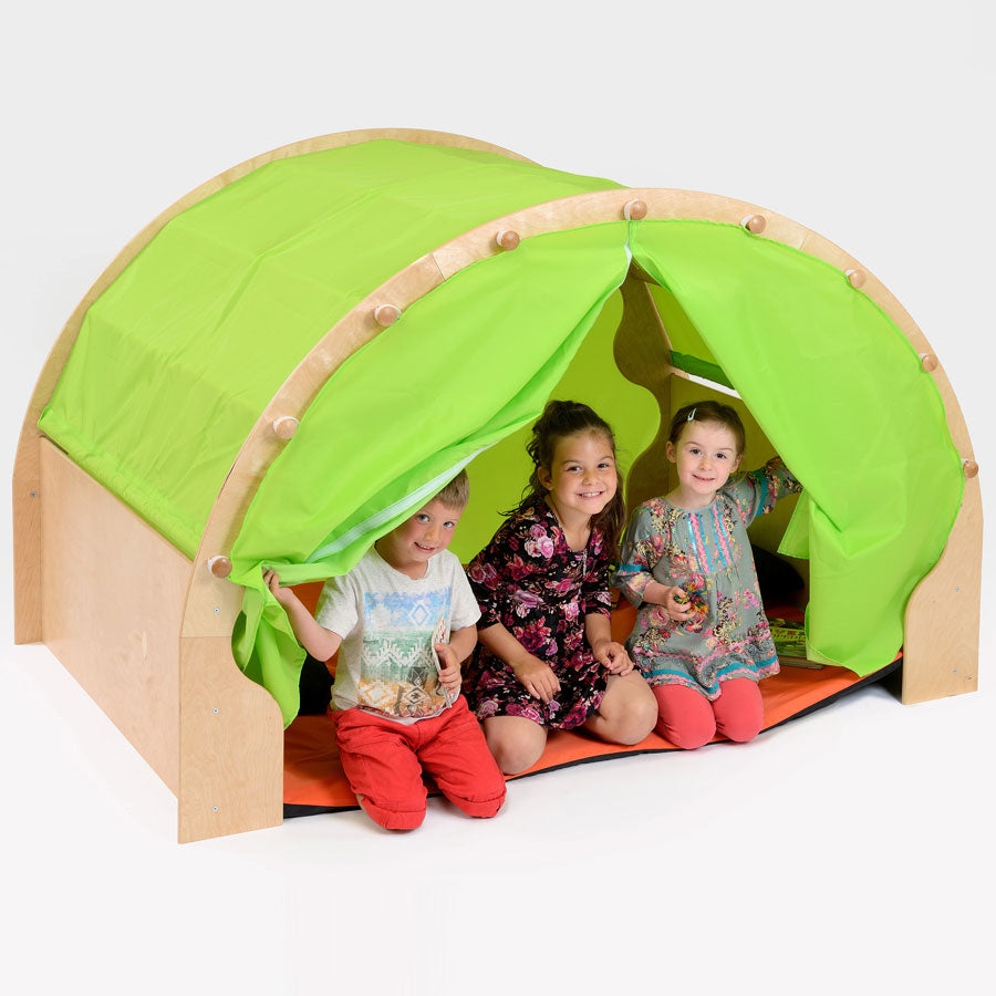 Play Pod & Canopy & 2 Sets Of Curtains