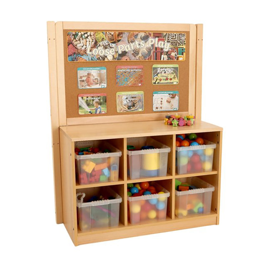 RS 6 Tray Storage Unit with Cork Divider