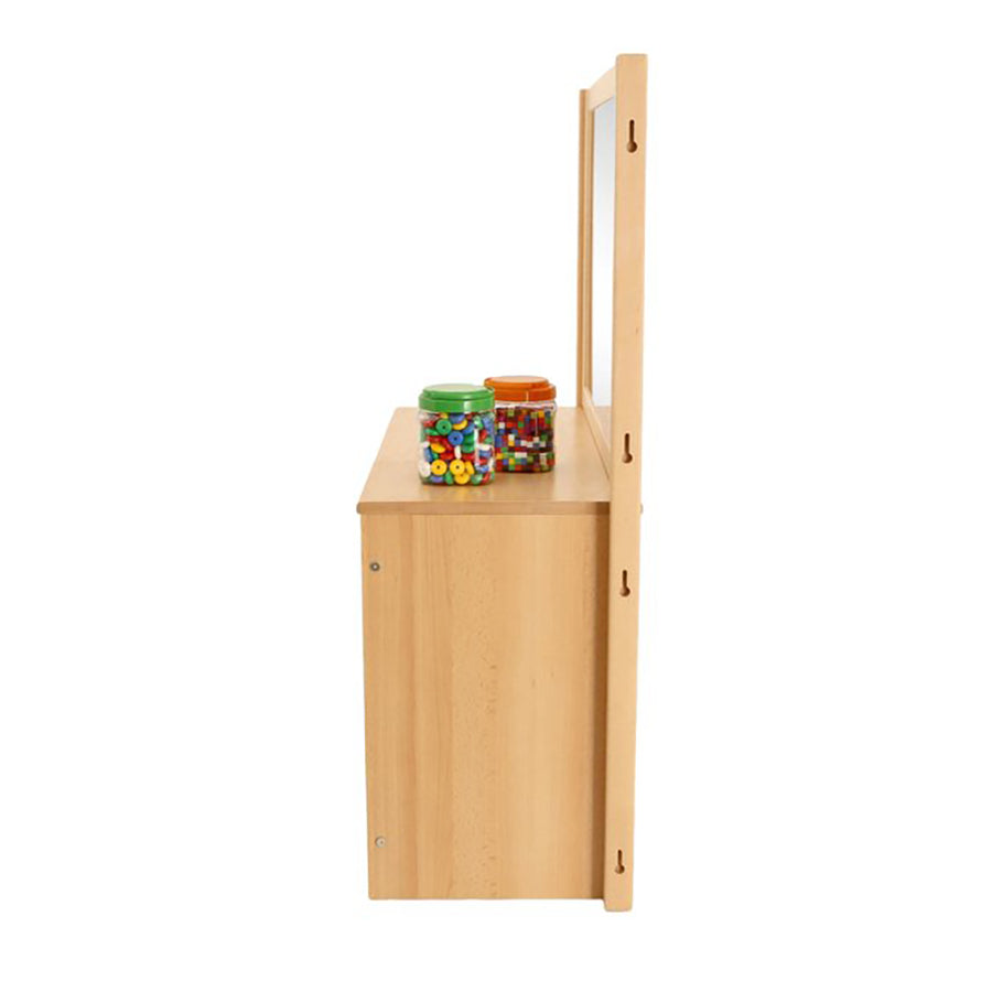 Rs 6 Tray Storage Unit With Drywipe/Mirror Divider