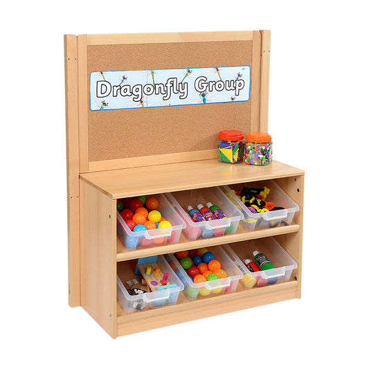 Rs Angled Tidy With Trays & Cork Divider
