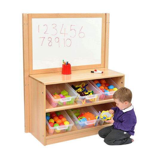 Rs Angled Tidy With Trays & Drywipe/Mirror Divider
