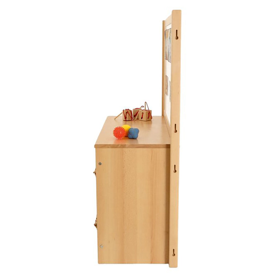 Rs Angled Tidy With Baskets & Drywipe/Mirror Divider