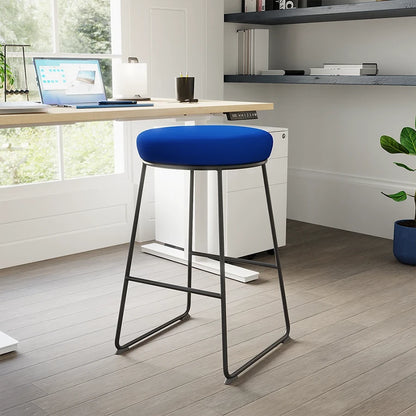 Turin Black Frame Stool