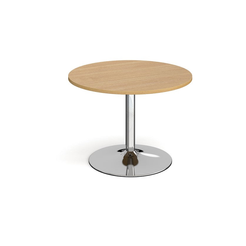 Trumpet Base Boardroom Circular Table (Available in 1000 or 1200mm)