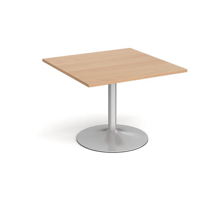 Trumpet Base Boardroom Square Extension Table