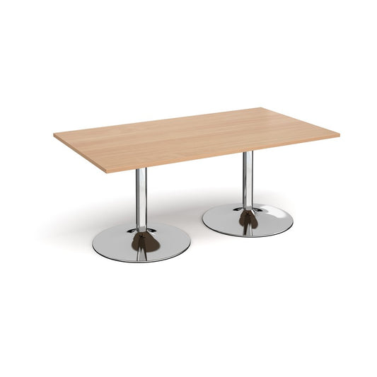 Trumpet Base Boardroom Rectangular Table (Available in 1800 or 2000mm)