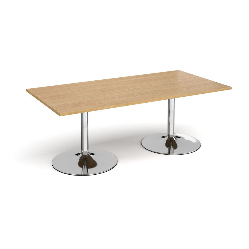 Trumpet Base Boardroom Rectangular Table (Available in 1800 or 2000mm)