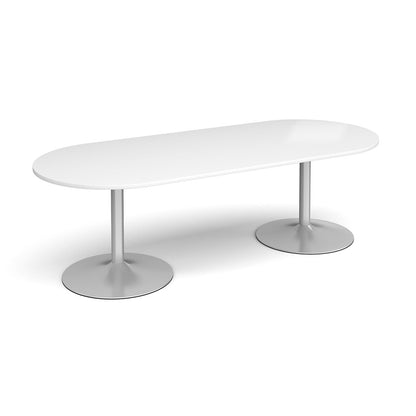 Trumpet Base Boardroom Radial End Boardroom Table