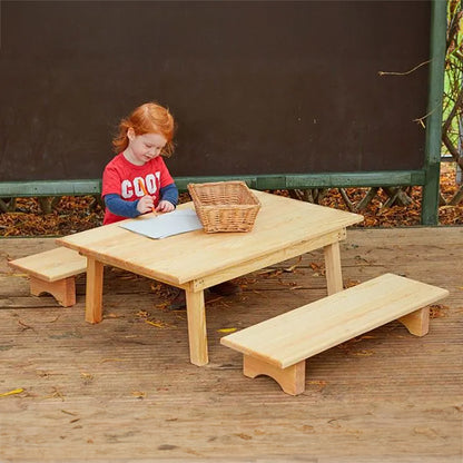 Low Table & Benches Set