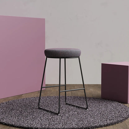 Turin Black Frame Stool