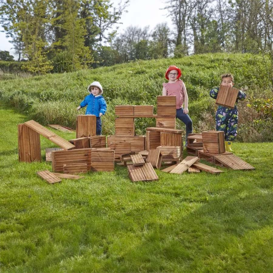 Deckciting Blocks Builders Yard Pack - Pack of 50