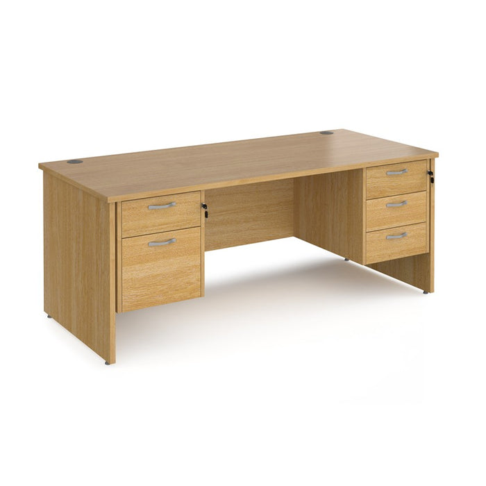 Maestro 25 Panel Desk with 2 pedestals (Available in800 2 sizes)